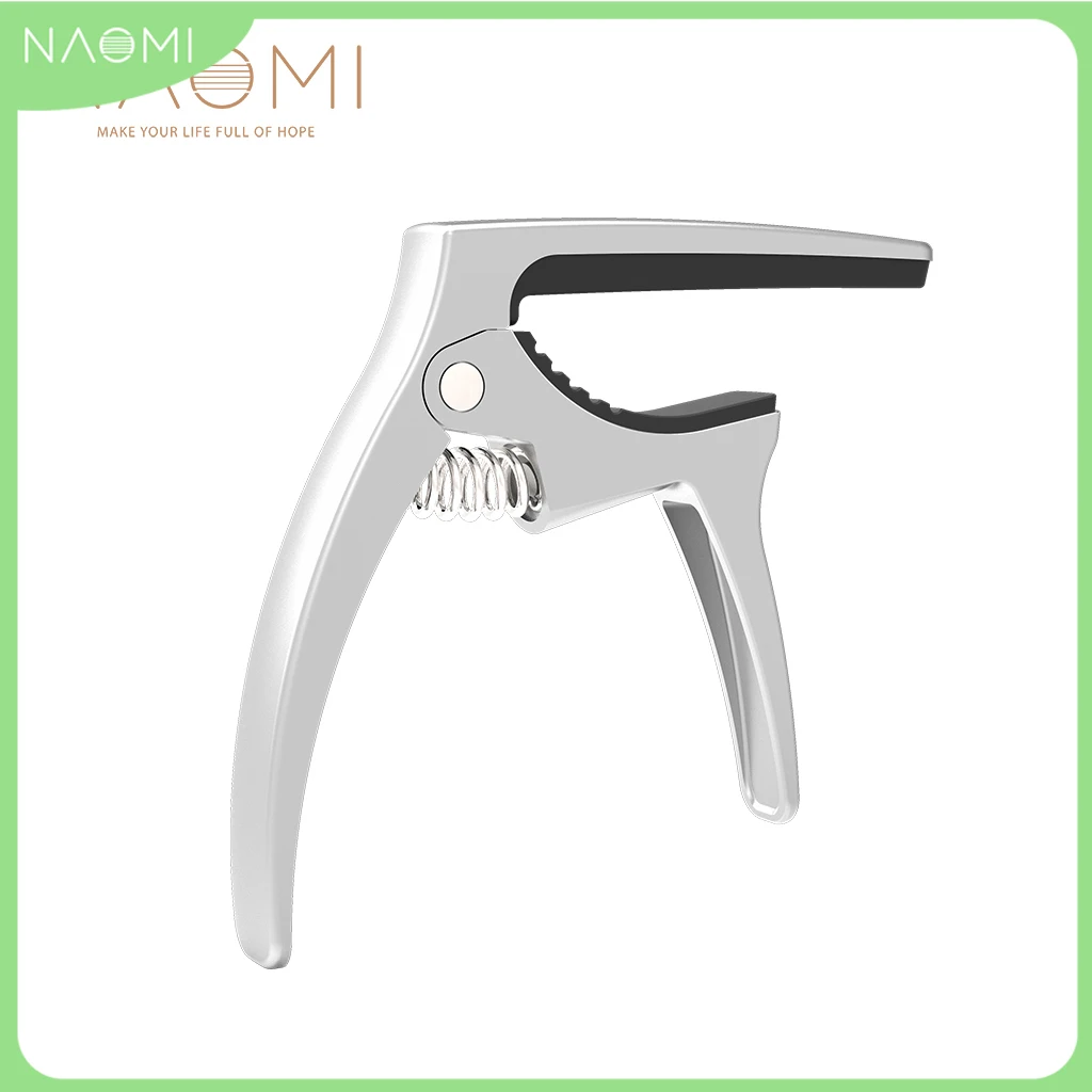 

NAOMI Professional Ukulele Capo Single-Handed Quick Change Ukelele Capo 4 Strings Hawaii Guitar Capos Guitar Parts & Accessories