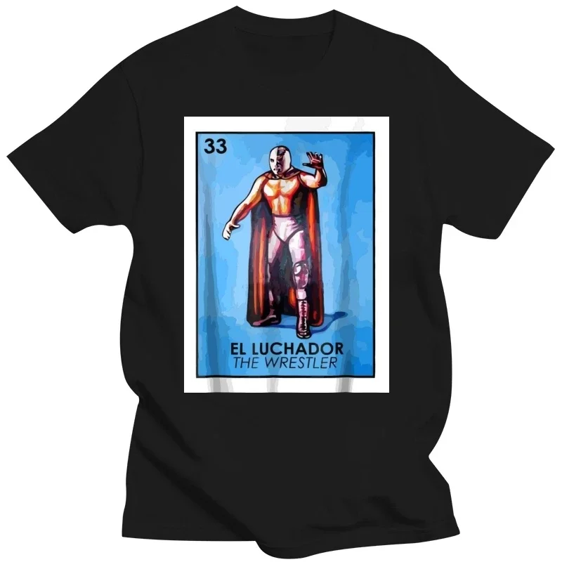 Playera de Lucha Libre Mexicana Loteria shirts for Men Size Cartoon t shirt man Unisex New Fashion mens designer clothes 2024