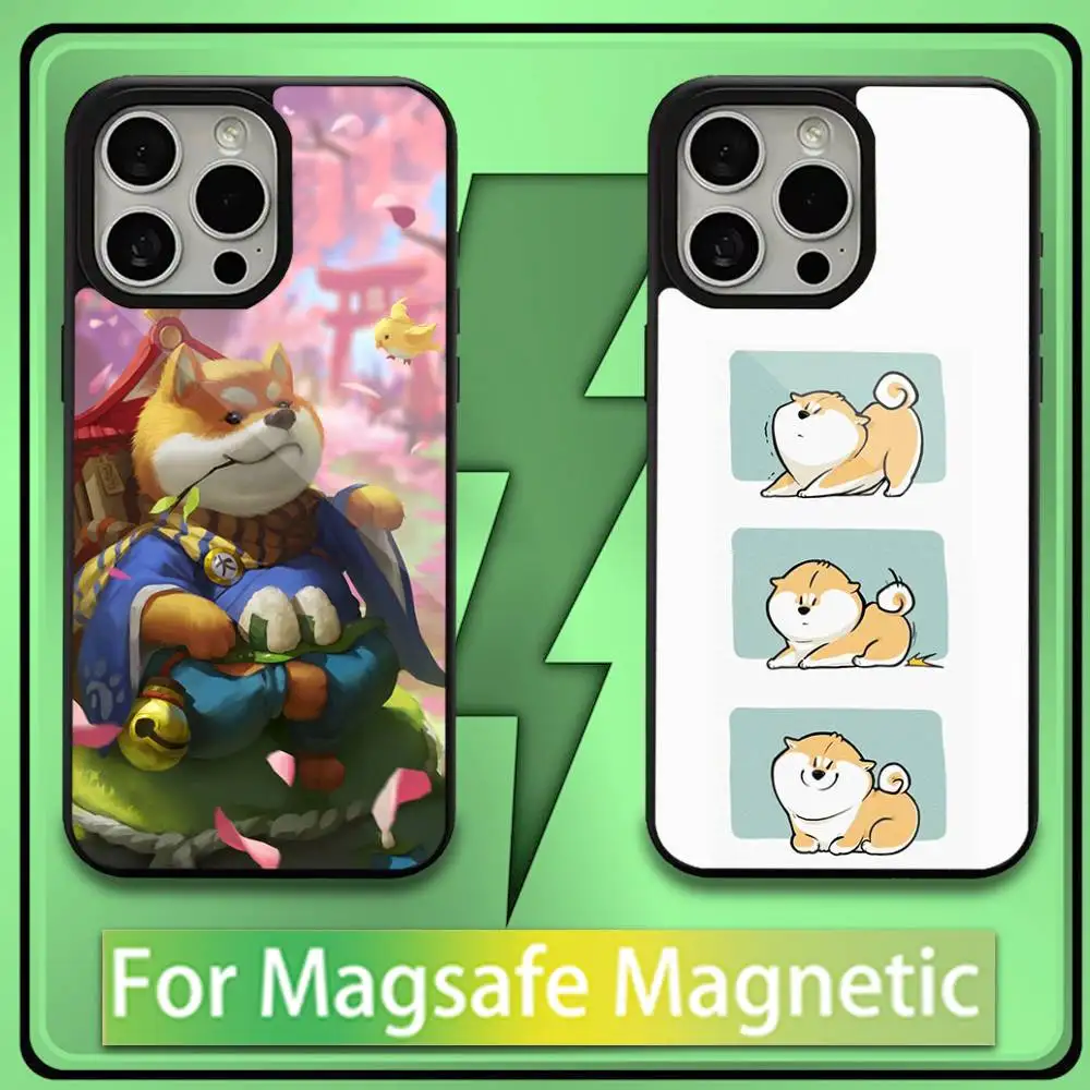 

Cartoon Koki Corgi Dog Phone Case For iPhone 16,15,14,13,12,11,Plus,Pro,Max,Mini Soft Magesafe Magnetic Wireless Charge