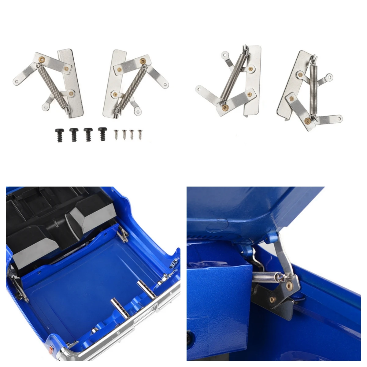 

RC4WD Spring Loaded hood Hinges for TF2 Chevy Blazer and K10 scottsdale 1/10 scale RC Car Option part