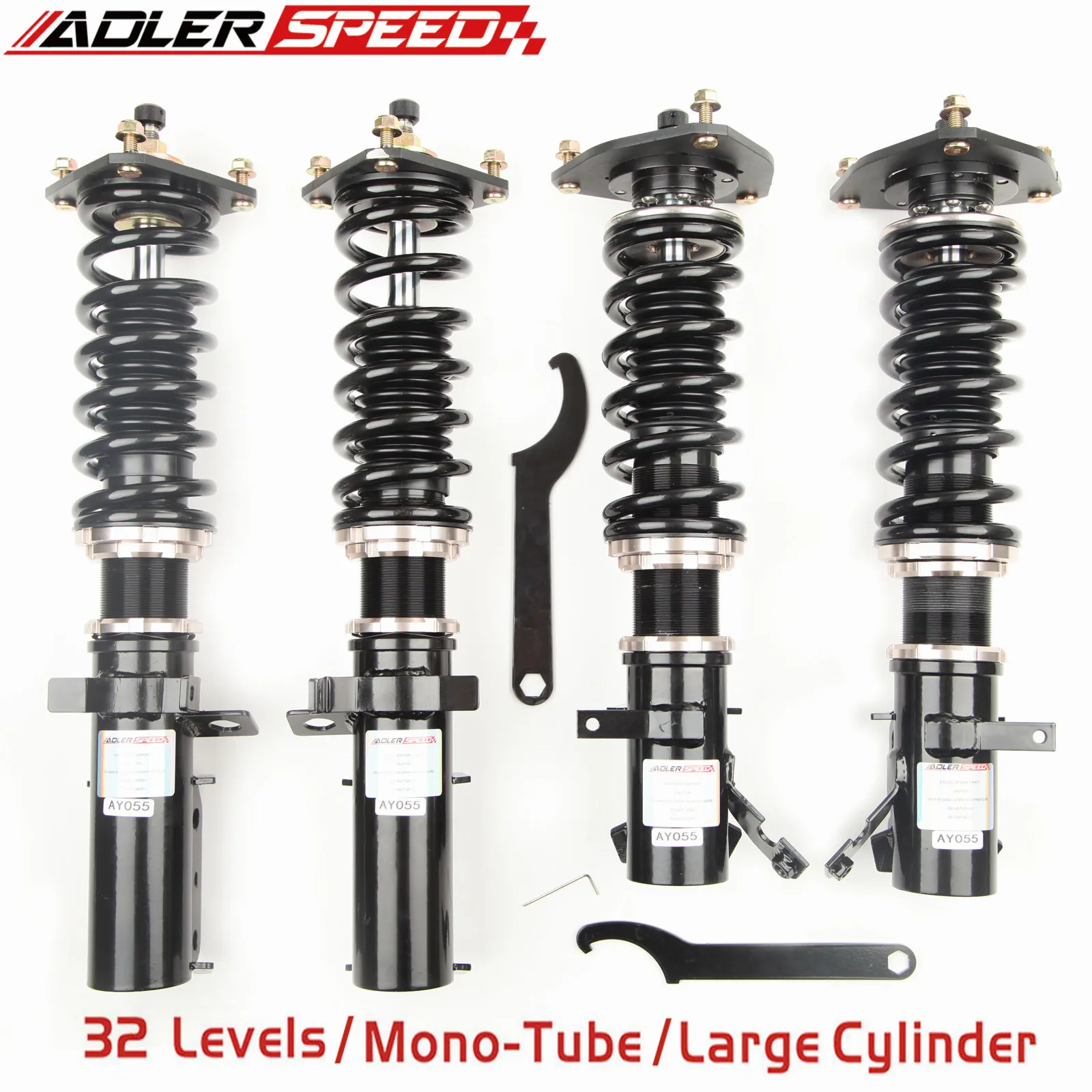 

ADLERSPEED 32 Levels Damper Coilovers Lowering Suspension Kit For Toyota Corolla 1988-2002