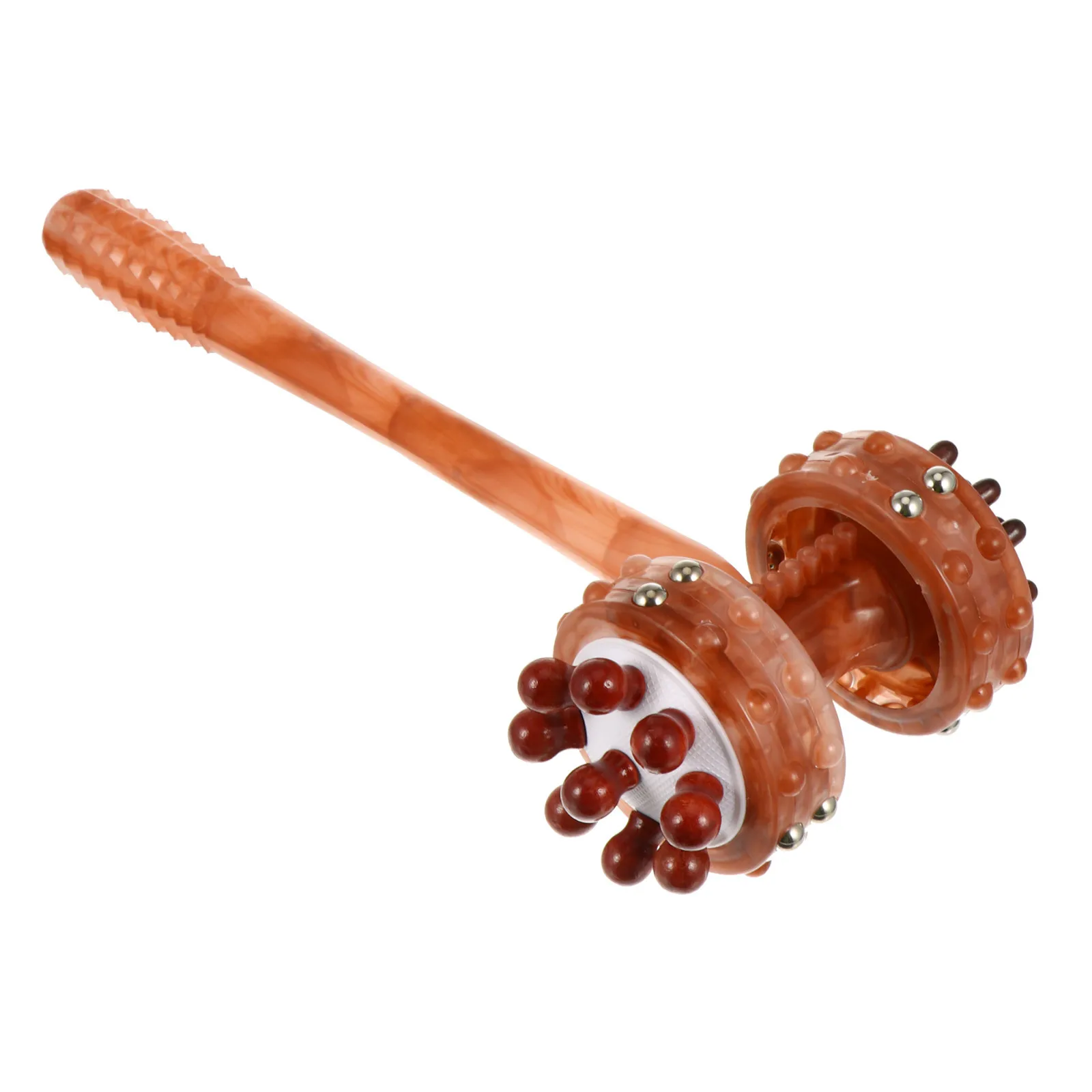 

Massage Hammer Manual Body Massager Tool For Neck Waist Back Legs Relaxation Ball Design Handheld Knocking