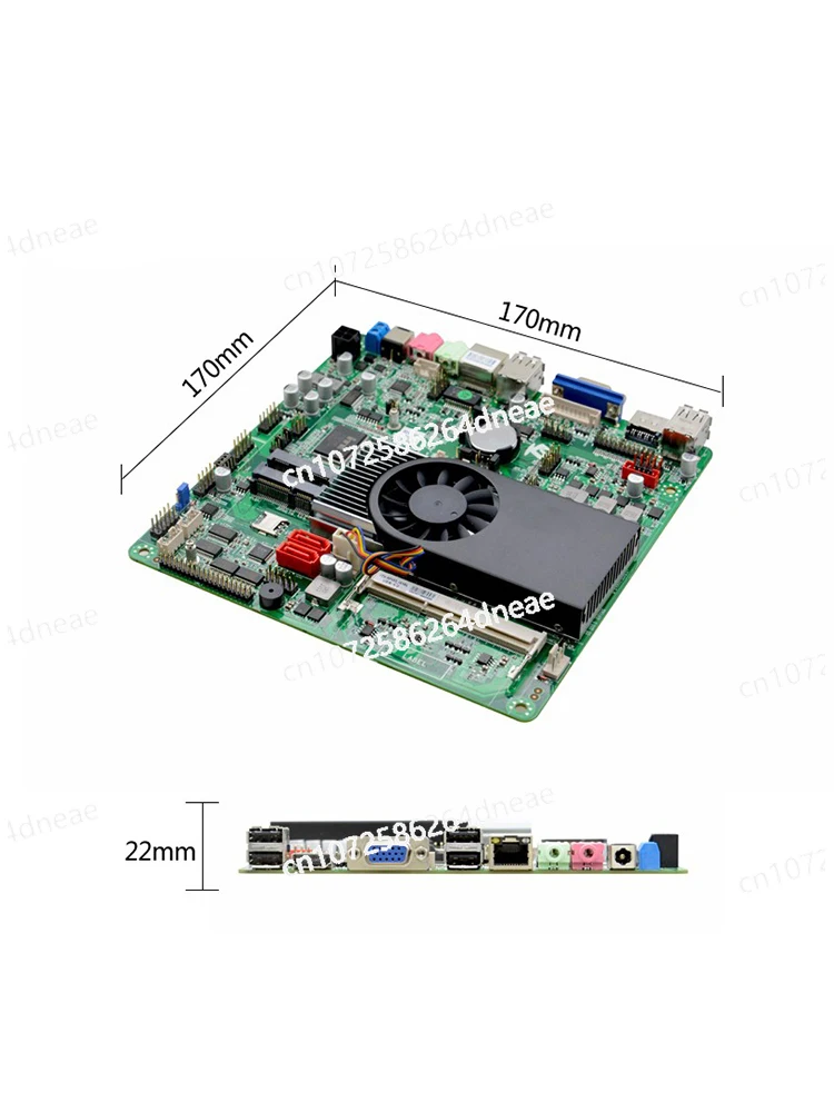 Industrial control motherboard I3-3217U/I5-3317U single network 6 serial port industrial computer low-power NM70itx motherboard