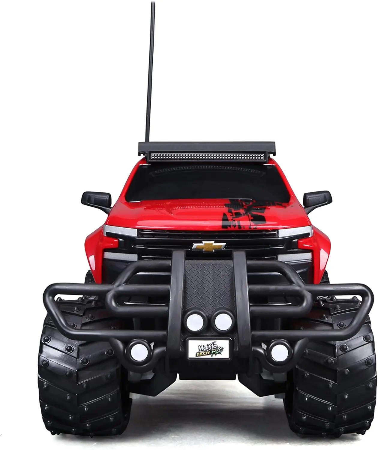 1:16 Scale 2.4 GHz Off Road 2019 Chevrolet Silverado Remote Control Truck, Red