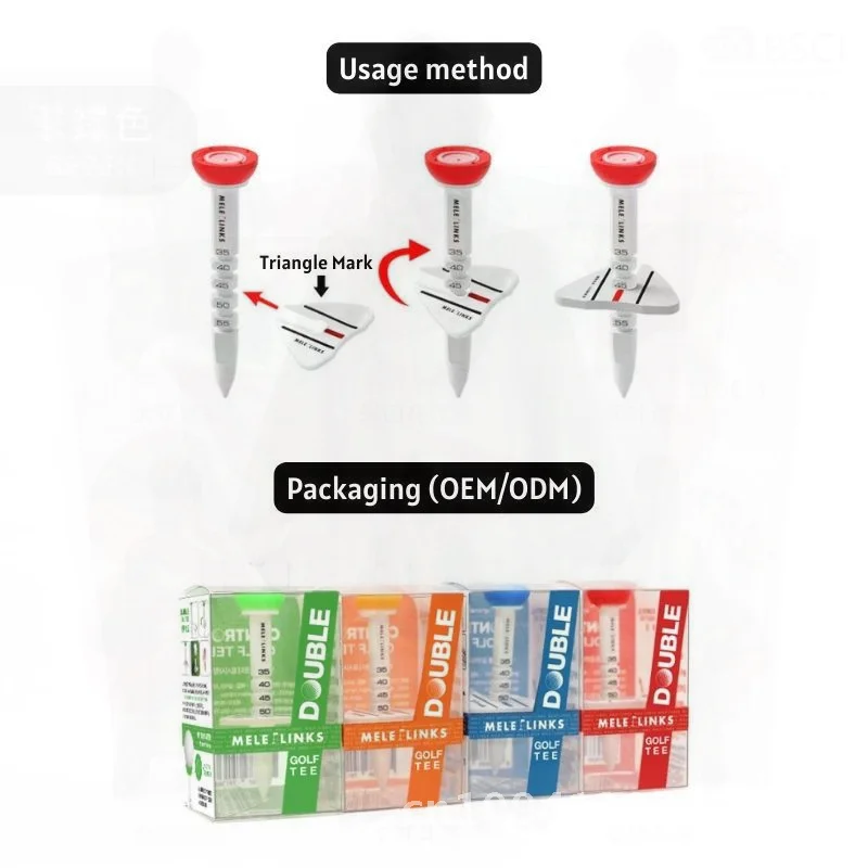 صندوق هدايا صينية جولف للأظافر من MELELINKS TEE - الشركة المصنعة لمستلزمات الجولف البلاستيكية عبر الحدود في المخزون