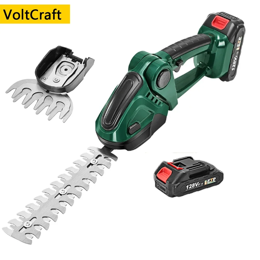 2 IN 1 Cordless Electric Hedge Trimmer 20000RPM Rechargeable Handheld Household Shrub Weeding Pruning Mower Garden Tools