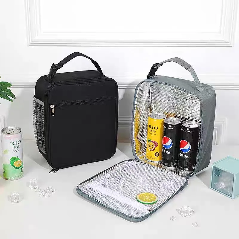 Lunch Bag Tote Portable Insulated Box Canvas Thermal Cold Food Container School Picnic Men Women Kids Travel Lunchbox Keep Warm