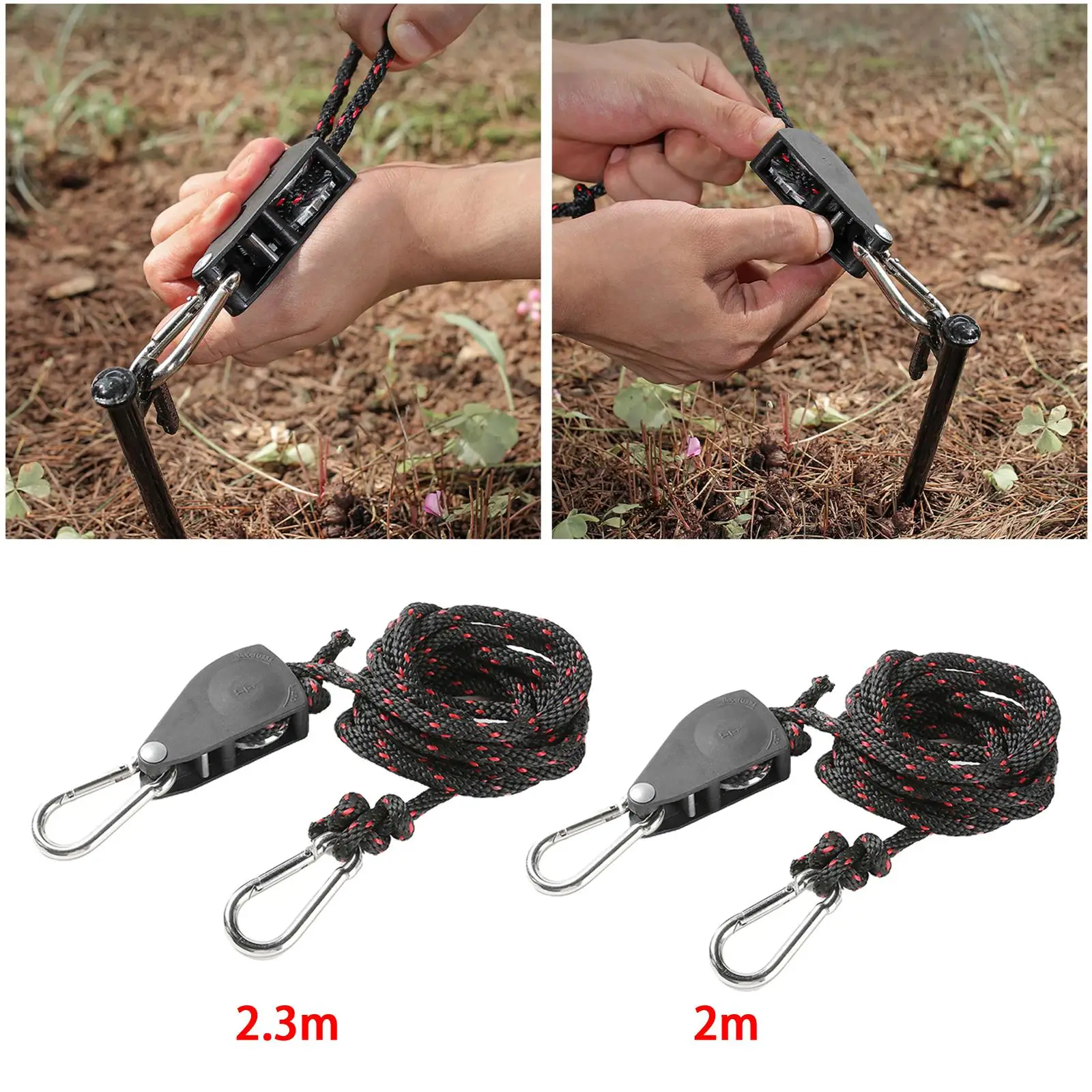 

Adjustable High Performance Rope Hanger Plant Ratchet Hanger with Pully
