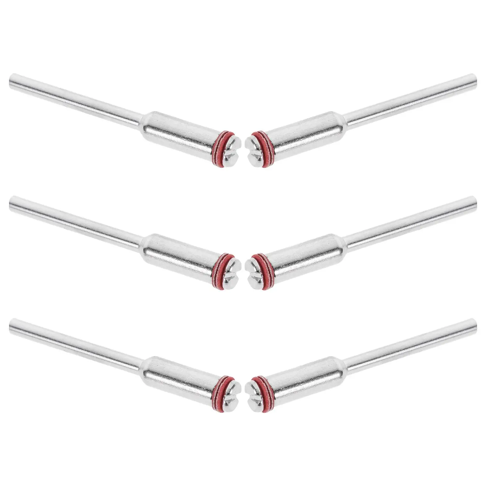 6pcs Connecting Rod Stainless Steel Extension for Grinder Buffing Wheel Angle Pressure Plate Rotary Tool Accessories
