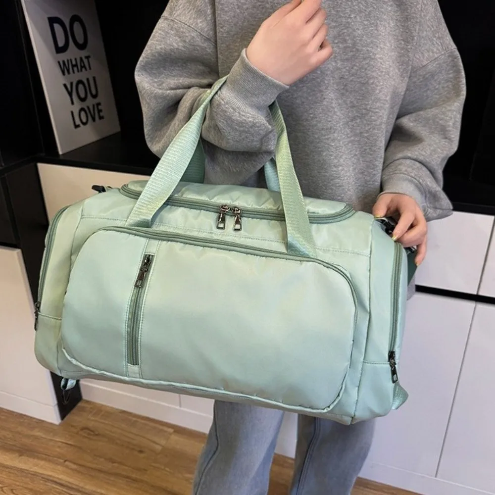 الترفيه أكسفورد القماش حقيبة أمتعة السفر بلون يده حقيبة السفر الجاف الرطب فصل متعددة الوظائف حقيبة ظهر قطنية الصالة الرياضية #4