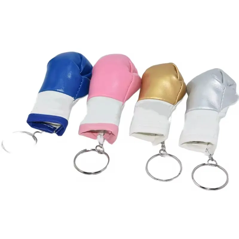 New Boxing Gloves Keychain - Leather Keychain Fashion Backpack Charm Gift For Boxing Enthusiasts