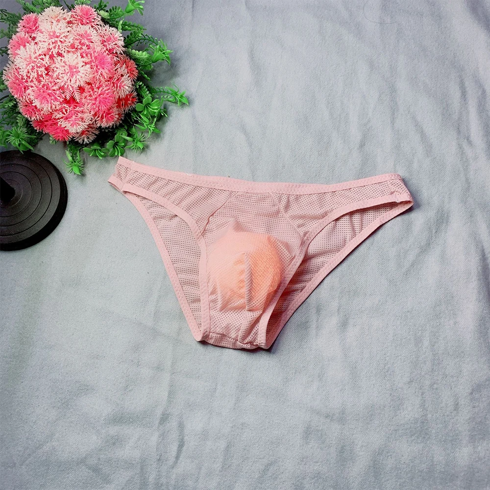 Kleidung Herren Höschen Homosexuell Knickerfs Dessous Mesh Panty Durchsichtig. Spitze Sexy Slip Elastische Erotische Einfarbig