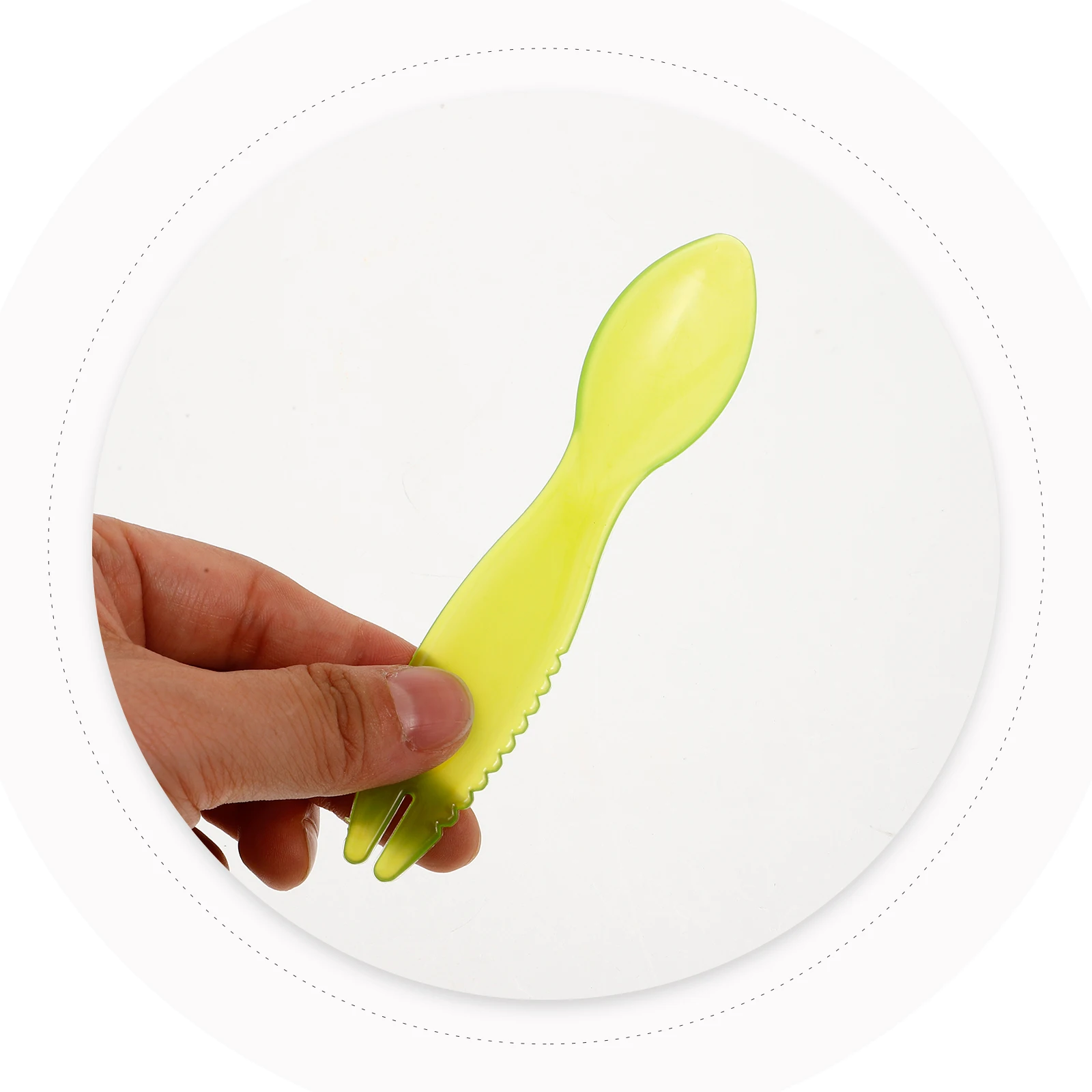 

20pcs Kiwi Scoop Fruit Skin Remover Multi Use Peeler Kiwi Cutter Digging Spoon Kitchen Tool Light Green Safe Reusable