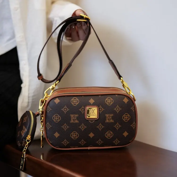 

Женская винтажная стеганая сумка через плечо из нержавеющей стали 20264, кошелек через плечо из мягкой кожи в стиле ретро, многосторонняя сумка для повседневного свиданий, ежедневных поездок на работу