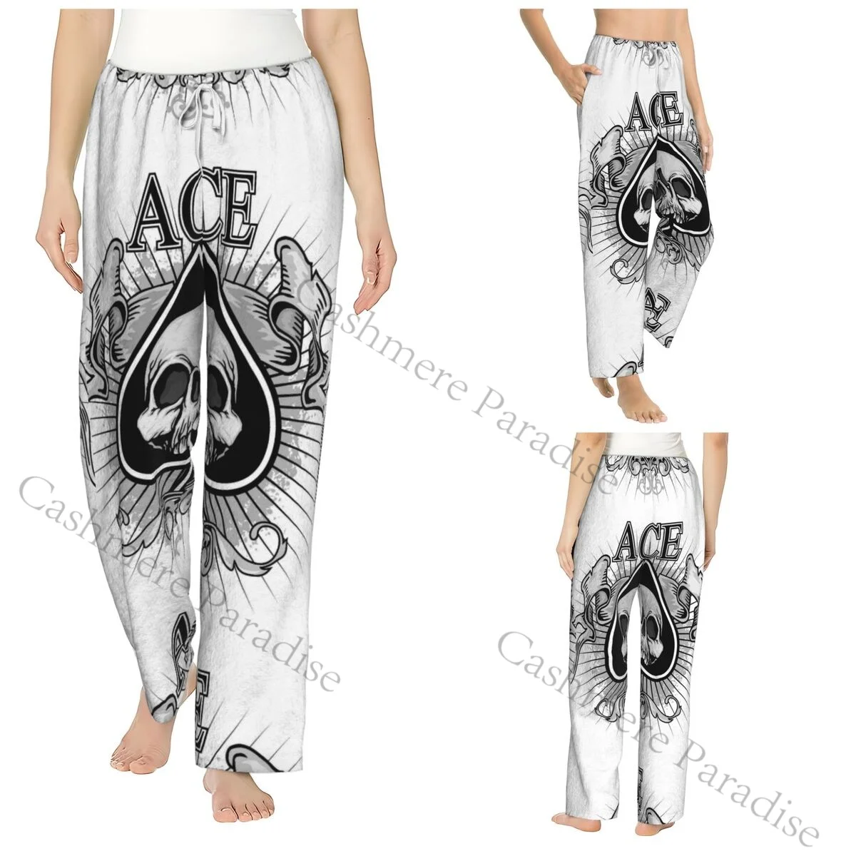 

Ace Of Spades Heavy Rock Music Warm Women Pajama Pants Flannel Sleep Bottoms Soft Fleece Loungewear