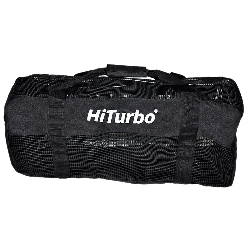 Hiturbo 60L Diving Equipment Storage Bag Outdoor Travel Equipment Package Large Capacity Wear-Resisting Black Dive Bag