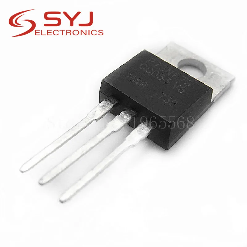 5pcs/lot STP75NF75FP P75NF75FP TO-220F 75V 80A In Stock