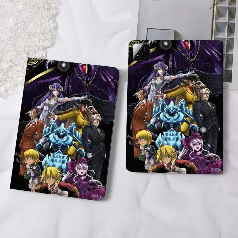 O-Overlords Anime Cool Tablet Case For Xiaomi Redmi Mi Pad 4 5 6 7 8 K SE Mini Pro Plus Max 10.1 11.2  inch