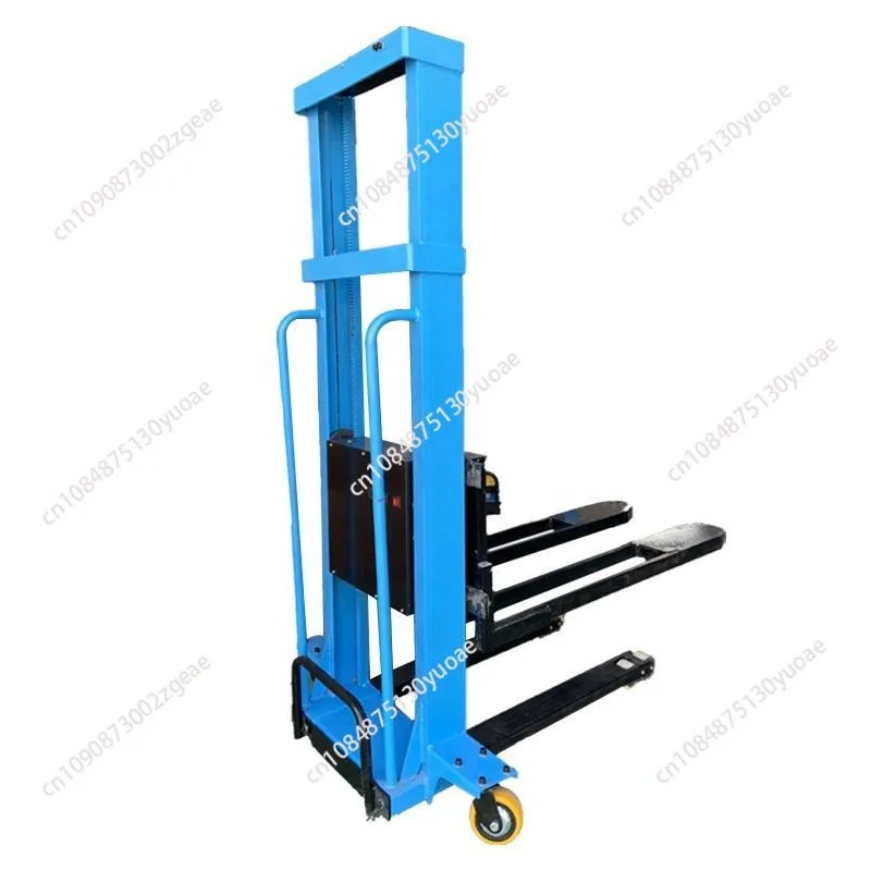 

1ton 1.6m High Quality Electric Self Loading Forklift Electric Pallet Stacker with Battery 48V 20Ah