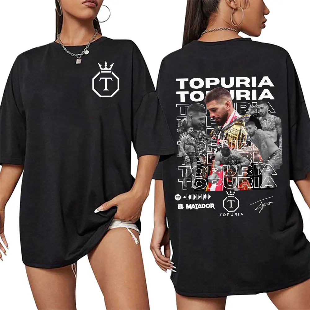

Graphic T-shirt Vintage El Matador Ilia Topuria, Men's Formal Dress, Harajuku Fashion T-shirt, Men's Round Neck 100% Streetwear