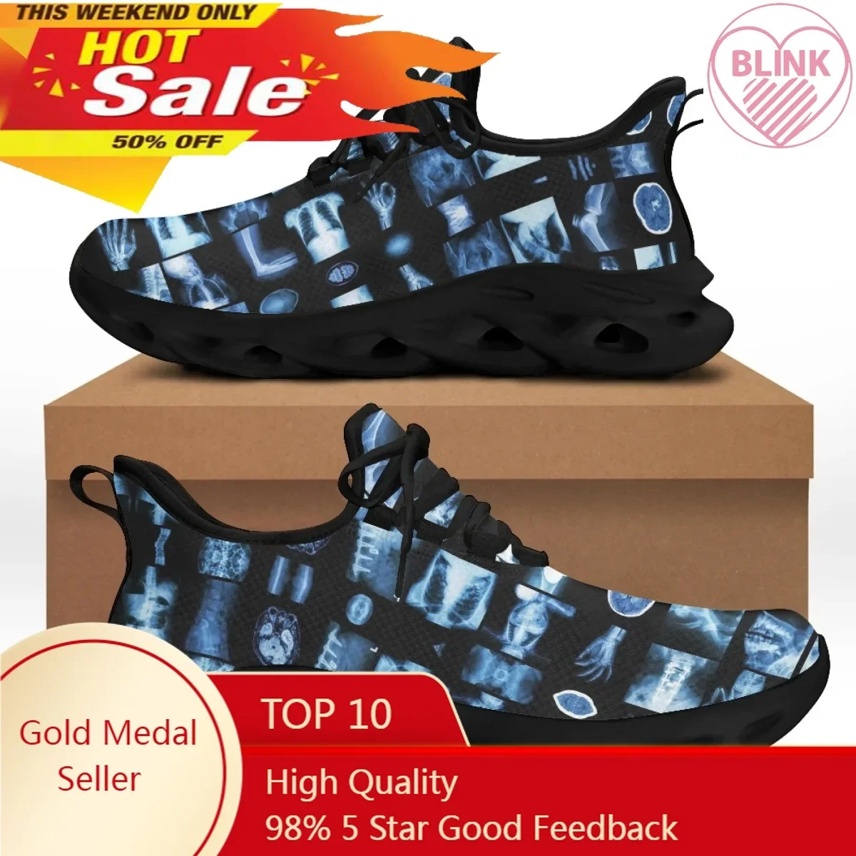 Cywgift Heren Sneakers Schoenen Radiologisch Technoloog Blauwprint Casual Heren Lichtgewicht Flats Schoeisel Zapatillas Hombre 2022