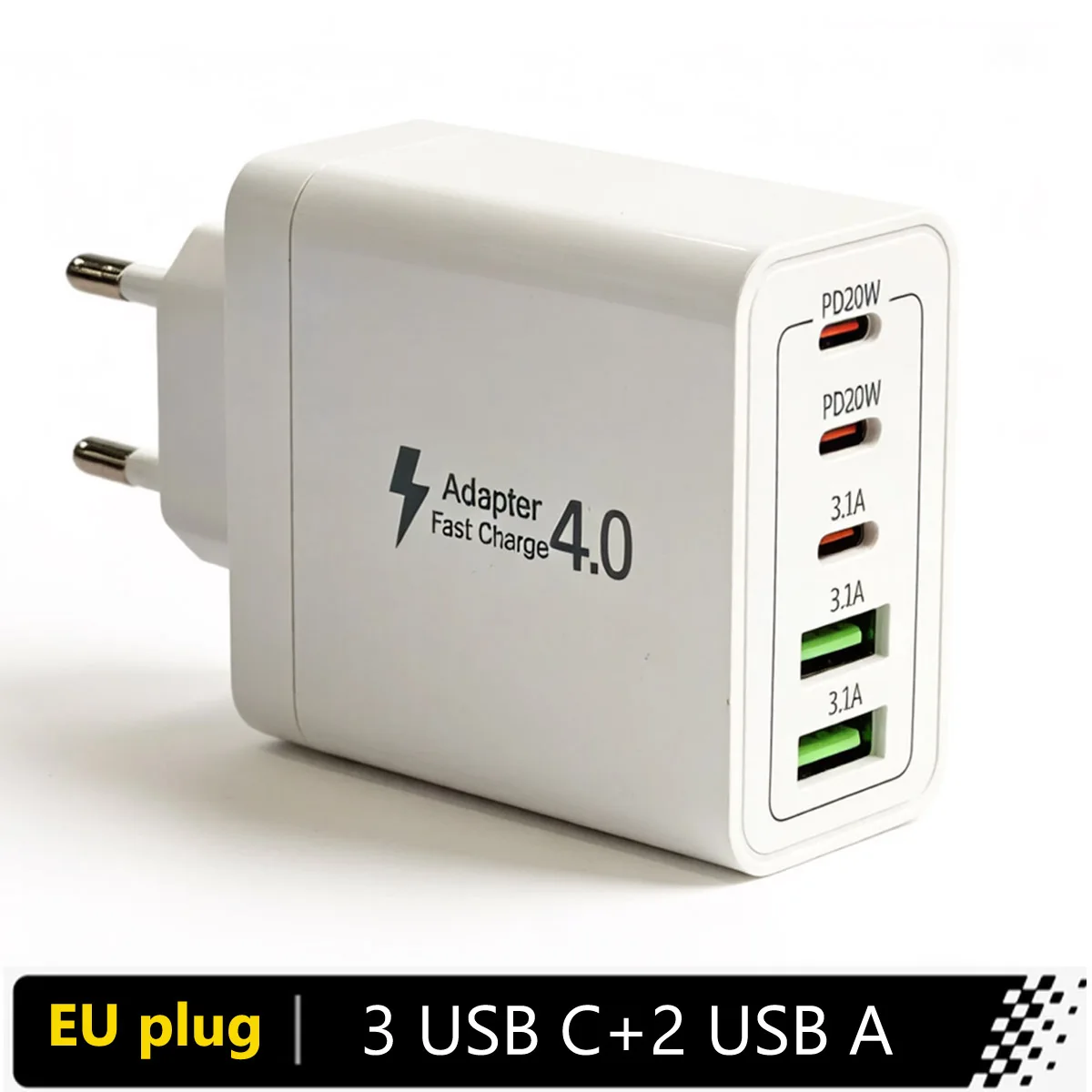 65W 5 Ports Wall Ch…