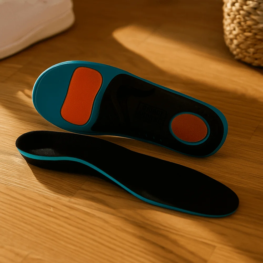 Shock Absorption Orthotic Insoles Wear Resistant Thickened Arch Sports Insoles High Elastic Comfortable Support Foot Cushion