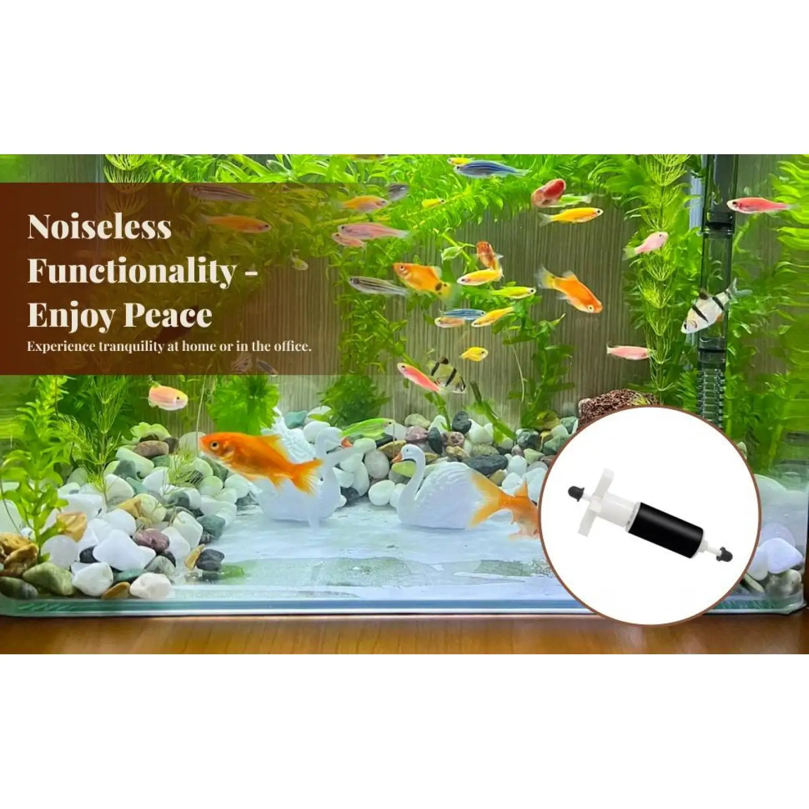 

Impeller Assembly for Aquarium Filter Part Easy to Install Water Circulation