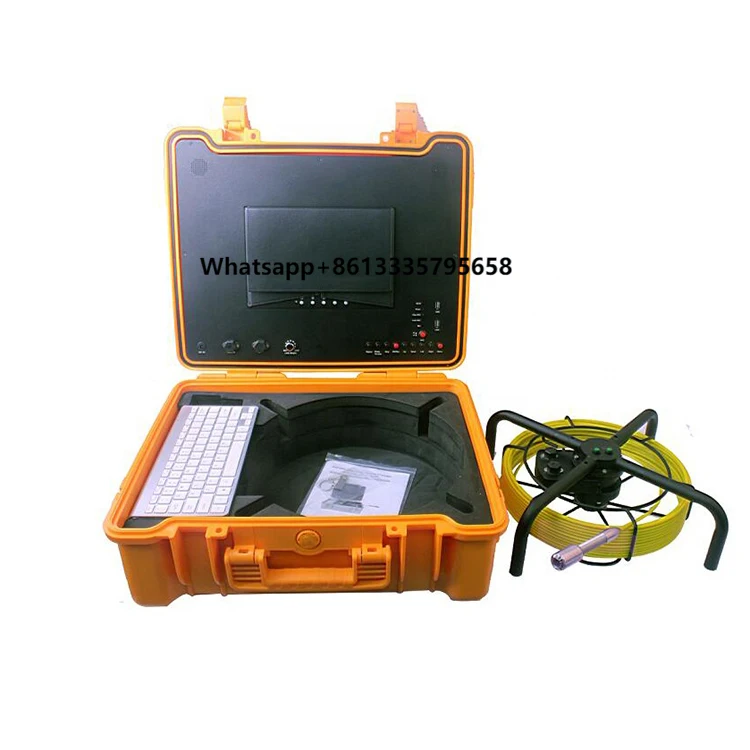 

Industrial 10 Inch Long Screen Pipeline Testing Equipment Underwater Pipeline Video Inspection
