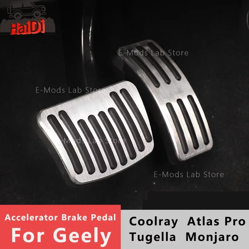 Capa para Pedal do Acelerador para Carros Geely Coolray\ Atlas Pro\ Cityray\ Monjaro\ Tugella, Acessórios Automotivos Antiderrapantes