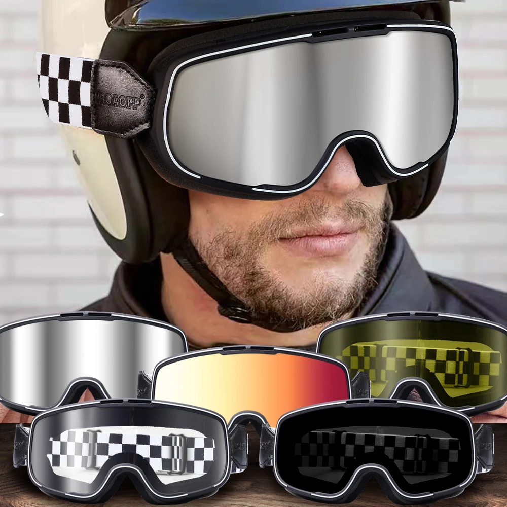 Windproof Anti-Fog Ski Goggles, Motocicleta Ciclismo Eyewear, Óculos de sol táticos para esportes ao ar livre