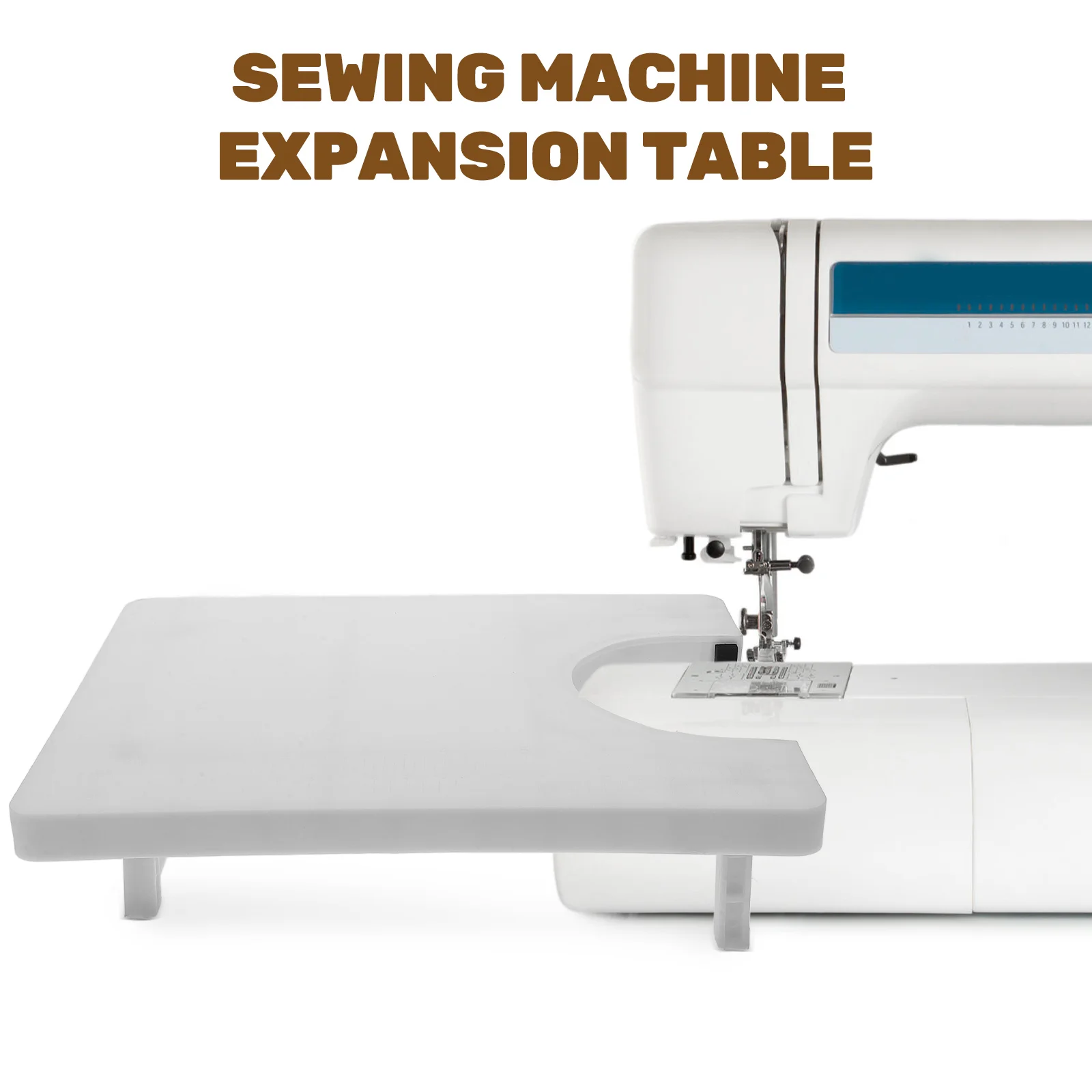 

Sewing Machine Extension Table 202 Expansion Board Stable Plastic Material Fine Craftsmanship Easy Storage Portable Lightweight