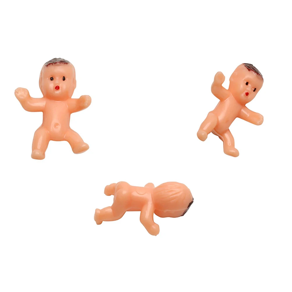 

100 Pcs Baby Full Moon Gift Mini Babies for Party Shower Decorations Birthday Favors