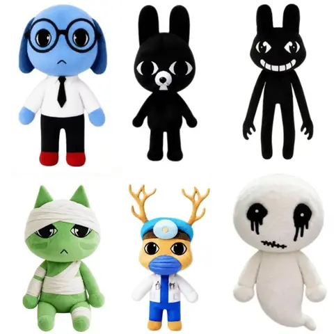 Animal Hospital Plush Toy Horror Game Animal Hospital Anomaly Cat Dog Penguin Bunny Animal Hospital Accessories Birthday Gifts