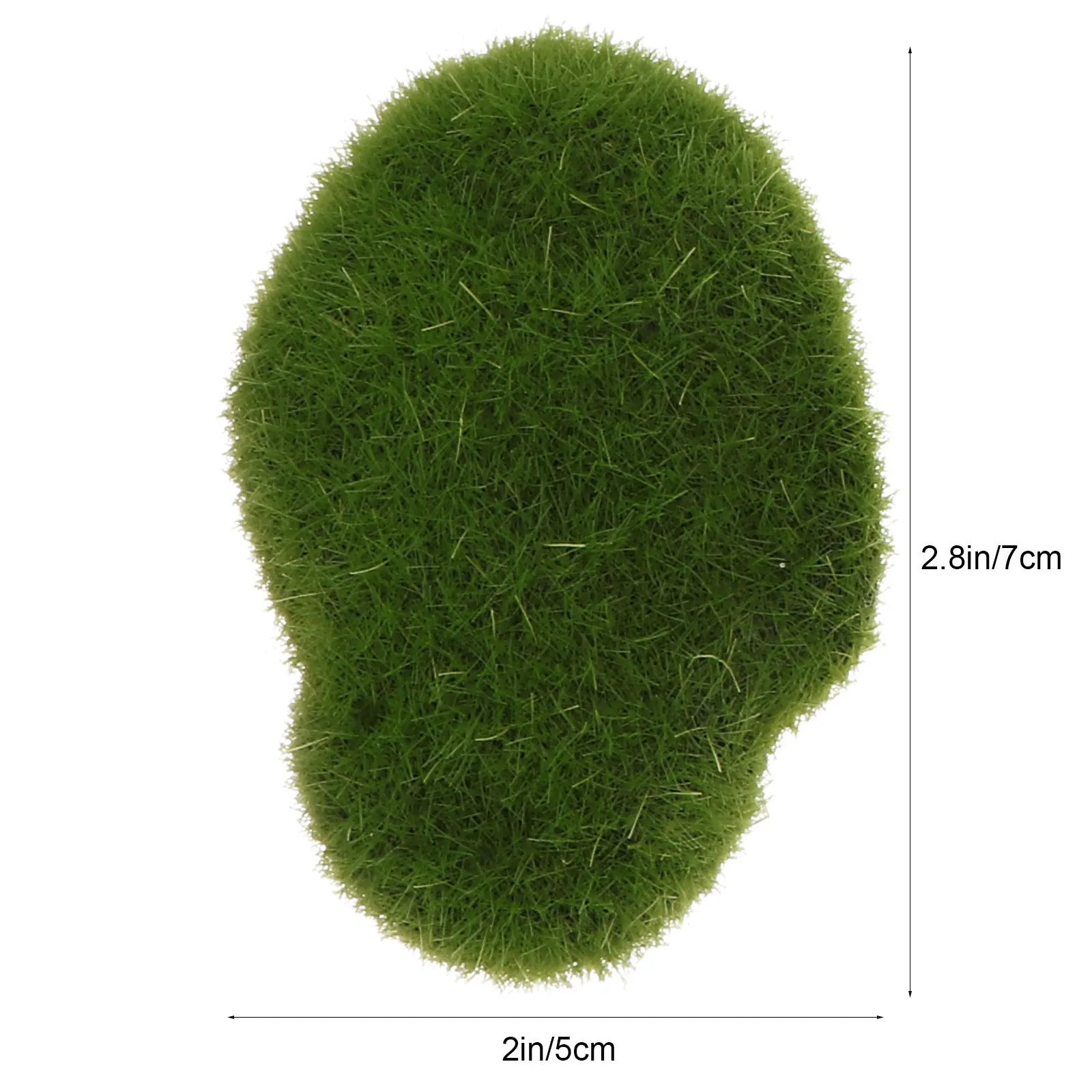 

20 Pcs Simulation Artificial Moss Stone Dining Room Table Decor Bonsai Rock Green Fish Tank Decoration Stones