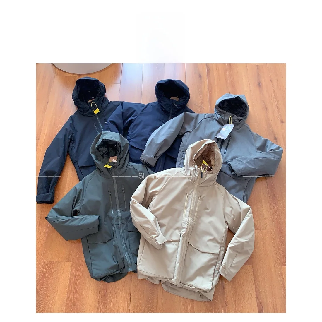 

Warmth Windproof Water-resistant Loose Fit Hooded down Jaet Outerwear Top for Men by Songmuffo Lightweight Extended Length