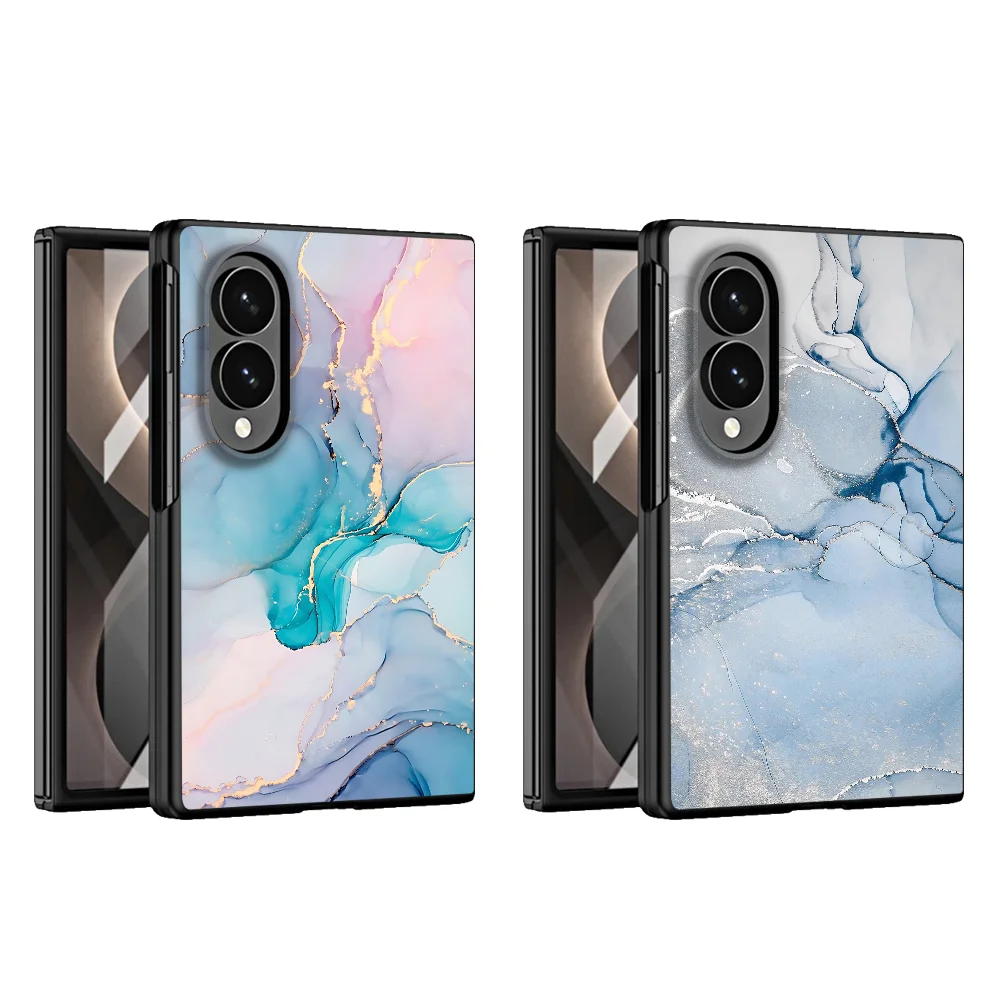 Colorful Marble Case for Samsung Galaxy Z Fold8 Wide ZFold8 ZFold Wide Z Fold 8 Luxury Phone Cover
