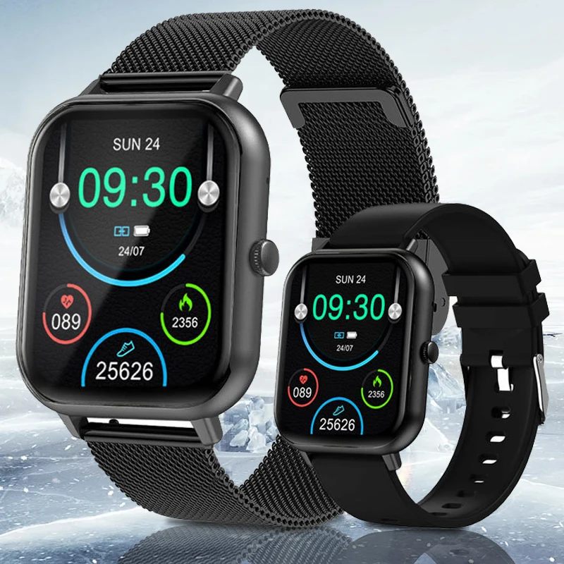 

Smart Watch Bluetooth Call Heart Rate Blood Pressure Health Monitoring Bracelet Multi-Sport Mode Business Men's Watch For IOS