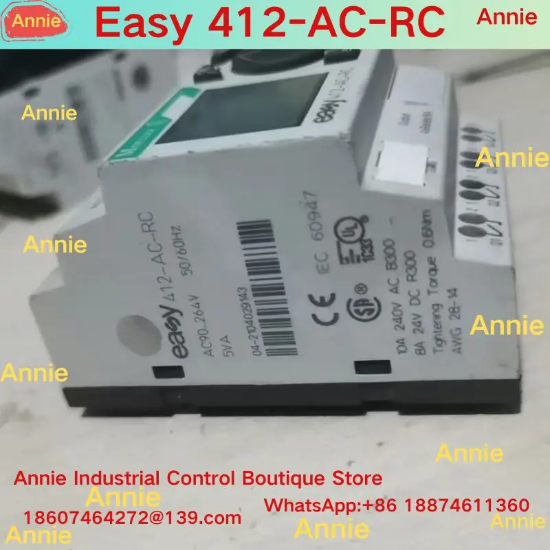 Second-hand test OK.  Easy 412-AC-RC Programmable Controller