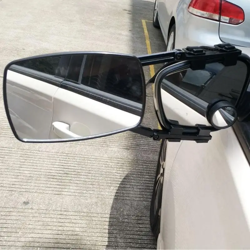 M76E LKW-Abschleppspiegel, bruchsicheres Glas, tote Weitwinkel-Spiegelverlängerungen – Detail 4