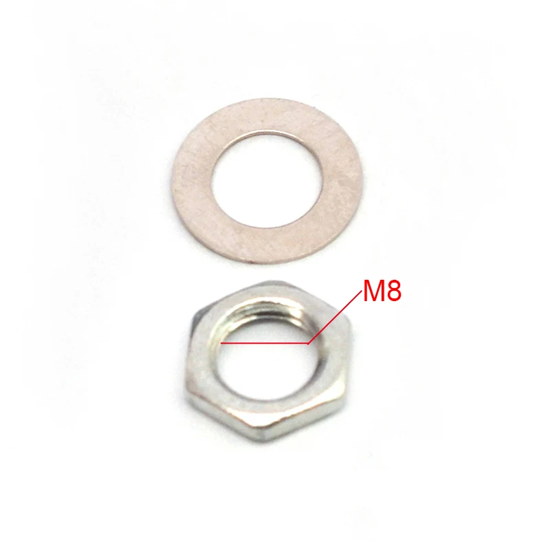 10sets M7/M8 Nut and Washer for Guitar Potentiometer Nut/Washer Set for Tone and Volume Pot Guitar Parts