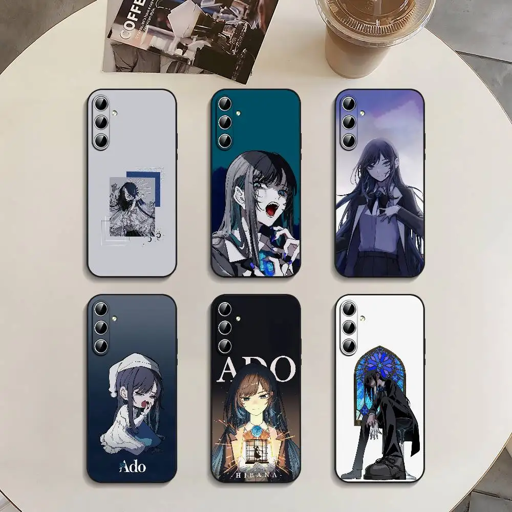 

Ado Kyogen Phone Case Black Shockproof Case For Samsung S24/S25/S22/S30/Note20/Lite/Ultra/5G/Plus/FE