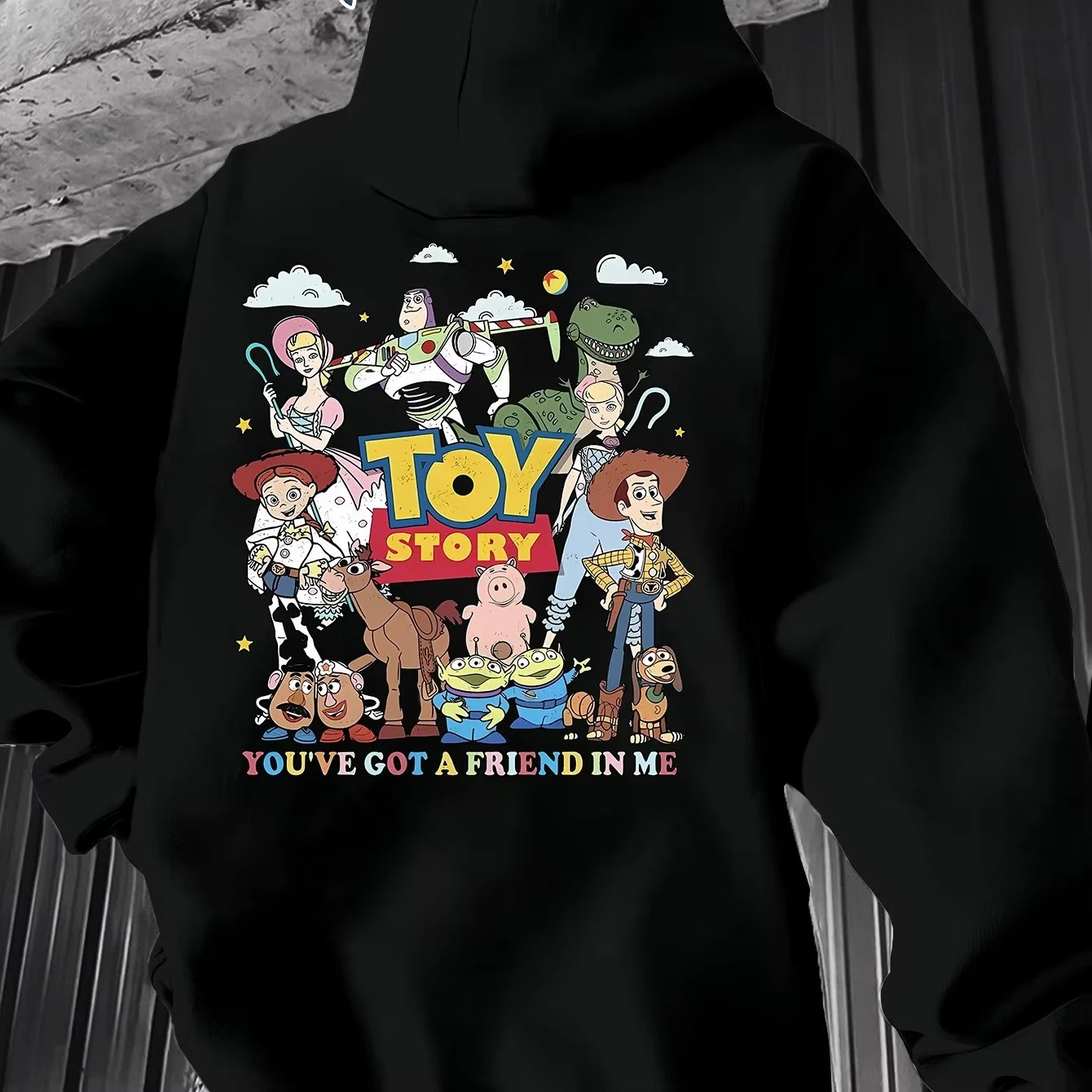 

Мужская толстовка Disney Toy Story 2026, осенне-зимняя, повседневная, унисекс, пуловер, свитшот, спортивный костюм, одежда, худи, оверсайз, уличный стиль