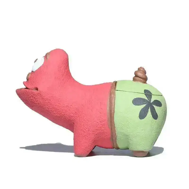 Zisha Cartoon Handheld Teapot Tea Pet for Tea Brewing