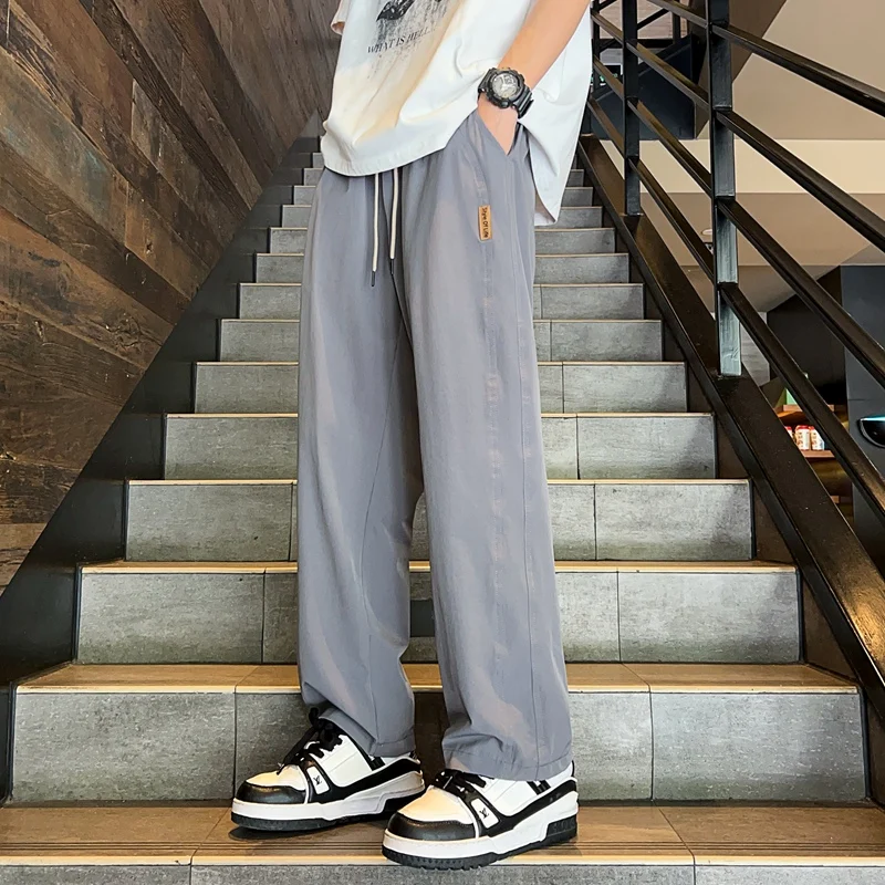 Men's Casual Trouser Men's Clothing Fashion Pants Spring Man Summer Outdoors Sweatpants Streetwear Male Clothes Sportswear