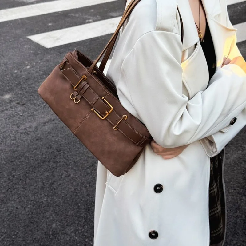 

Роскошная женская большая сумка из кожи премиум-класса с элитным парижским стильным винтажным винтажным образцом ​