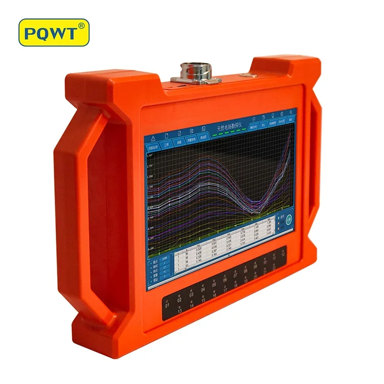 PQWT GT Series 18 channels one key mapping detection underground water detector geophysical survey equipment