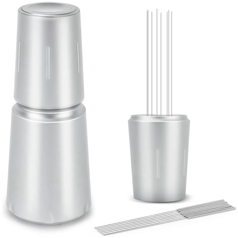 

Needles Espresso Coffee Stirrer Silver Aluminum Alloy + Stainless Steel For Barista, For Espresso Distributor