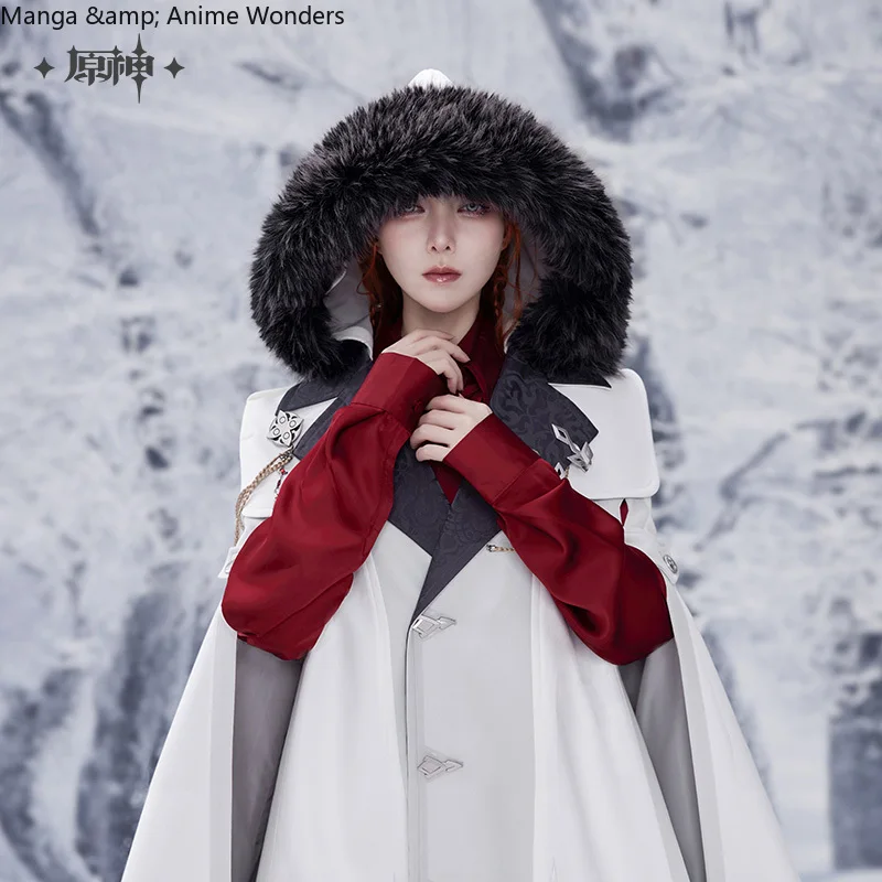 

Presale Official Genshin Impact Arlecchino Wanderer impression Series Long coat windcheater cloak Cosplay Halloween Gifts Game
