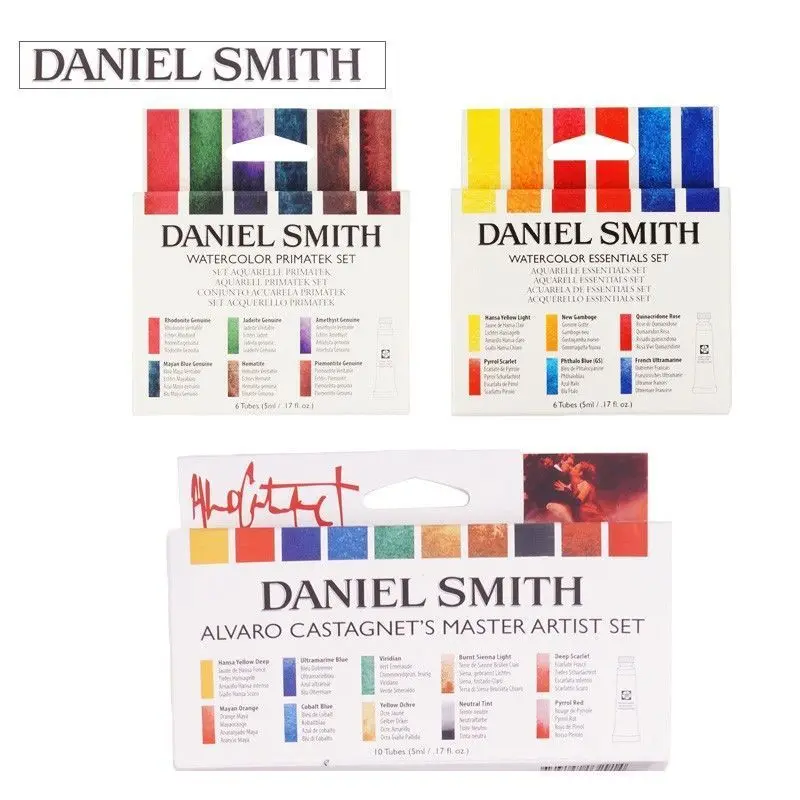 Daniel Smith Professional Artist Watercolor Paint 10/6 Color 5ml Mineral Color Alvaro Jean Haines Acuarelas Set